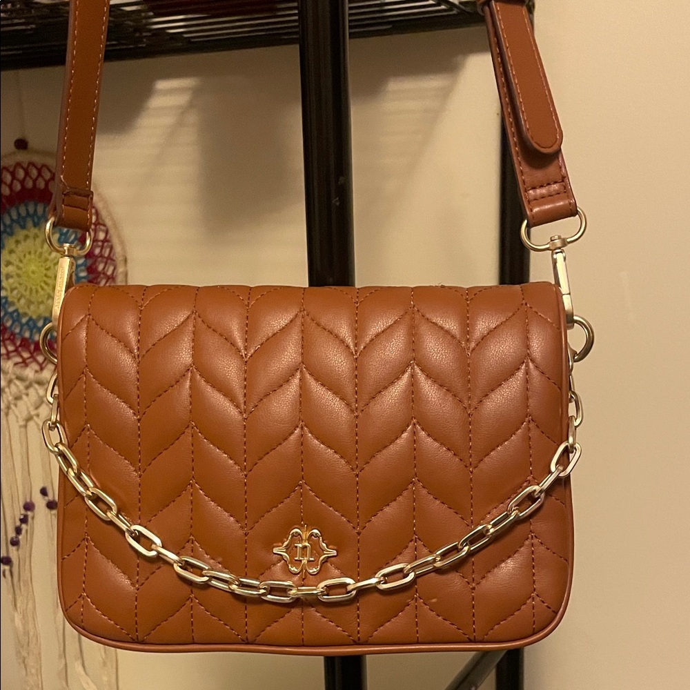 Nanette Lepore Quilted Brown Bag